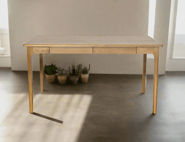 Genji 1.2 Meter Oak Desk - Walnut Stain at online8 furniture store Auckland