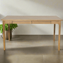 Genji 1.4 Meter Oak Desk - Walnut Stain at online8 furniture store Auckland