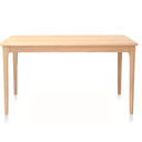 Genji 1.4 Meter Oak Dining Table -  Natural at online8 furniture store Auckland