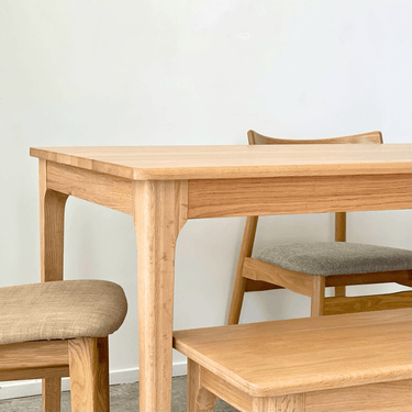 Genji 1.6 Meter Oak Dining Table -  Natural at online8 furniture store Auckland
