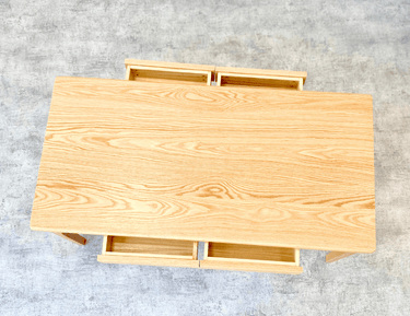 Genji 4 Drawers Coffee Table -  Natural at online8 furniture store Auckland