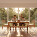 Genji Dining Suite with 4 Chairs and Bench - 6 Seater at online8 furniture store Auckland