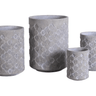 Geo Cylinder Designer Cement Planter at online8 furniture store Auckland