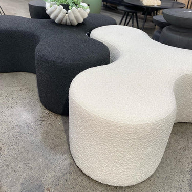 Georgia Boucle Ottoman XL | Coffee Table at online8 furniture store Auckland