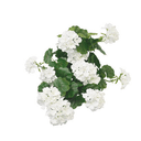 Geranium Faux Bush White at online8 furniture store Auckland