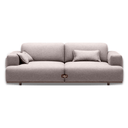Gianni Duffle 3 Seat Sofa - Latte at online8 furniture store Auckland