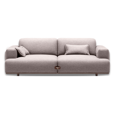 Gianni Duffle 3 Seat Sofa - Latte at online8 furniture store Auckland