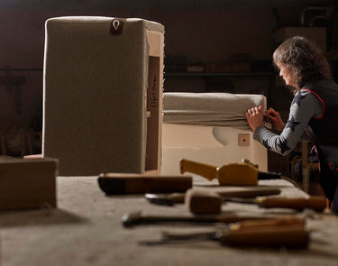 Gianni Duffle 3 Seat Sofa - Latte at online8 furniture store Auckland