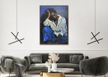 Gilded Twilight Hand Painted Framed Canvas Wall Art at Online8 Furniture Auckland NZ