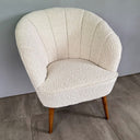Gina Boucle Casual Armchair - Wheat at online8 furniture store Auckland