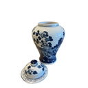 Ginger Jar - Blue & white Birds With Flowers at online8 furniture store Auckland