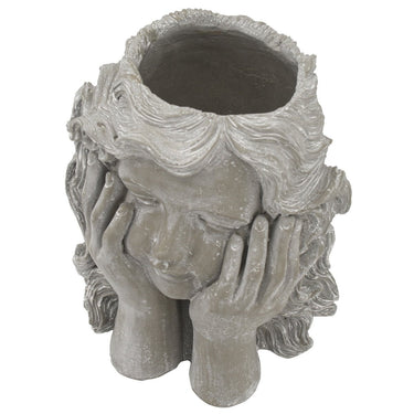 Girl Statue Planter at online8 furniture store Auckland