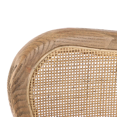 Giverny Bar Stool | Cream Linen & Oak at online8 furniture store Auckland