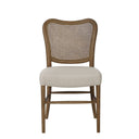 Giverny Dining Chair with Rattan Back at online8 furniture store Auckland