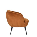 Glam Club Chair - Rust at online8 furniture store Auckland