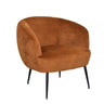 Glam Club Chair - Rust at online8 furniture store Auckland