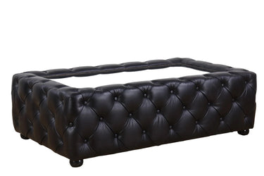 Glass Top Leather Coffee Table at online8 furniture store Auckland