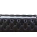 Glass Top Leather Coffee Table at online8 furniture store Auckland