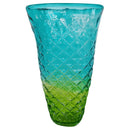 Glass Vase - Blue/Green at online8 furniture store Auckland
