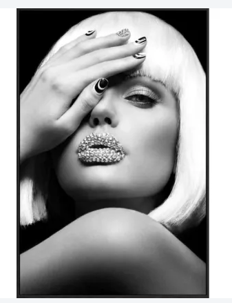 Glitterati Glamour Canvas Wall Art at online8 furniture store Auckland