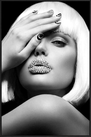 Glitterati Glamour Canvas Wall Art at online8 furniture store Auckland