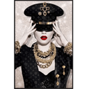 Glitzy Glamour Canvas with Frame Wall Art at online8 furniture store Auckland