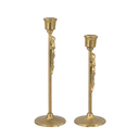 Gold Bow Candle Holder - Set of 2 at online8 furniture store Auckland