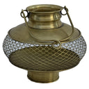Gold Candle Holder - Medium at online8 furniture store Auckland