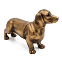 Gold Dog - Statue at online8 furniture store Auckland