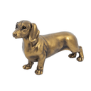Gold Dog - Statue at online8 furniture store Auckland