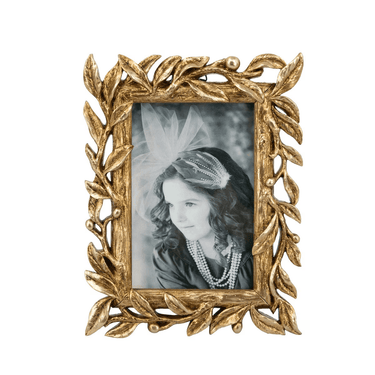 Gold Metallic Finish Photo Frame - 4x6 at online8 furniture store Auckland