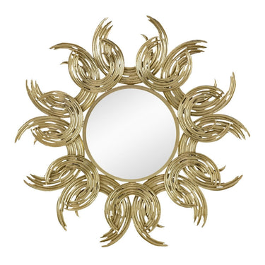 Gold Sunburst Mirror at online8 furniture store Auckland