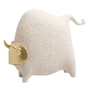 Golden Face Bull Statue Large at online8 furniture store Auckland