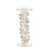 Golden Glass Candle Stick - Large at online8 furniture store Auckland