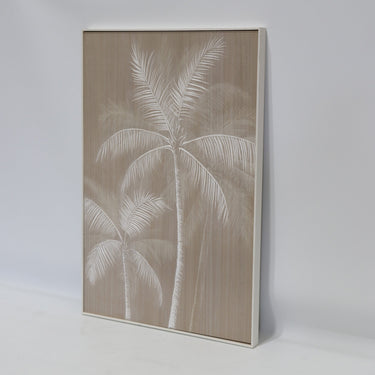Golden Palms Etched Wall Art at Online8 Furniture Auckland NZ
