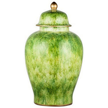 Green Ceramic Jar With Lid at online8 furniture store Auckland
