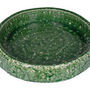 Green glaze stoneware dish - Large at online8 furniture store Auckland