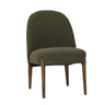 Hamberg Boucle Dining Chair - Olive at online8 furniture store Auckland