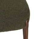 Hamberg Boucle Dining Chair - Olive at online8 furniture store Auckland