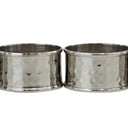 Hammered Napkin Rings Set/4 at online8 furniture store Auckland