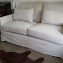 Hampton 2.5 Seater Slip Cover Sofa - Cloud at online8 furniture store Auckland