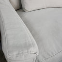 Hampton 2.5 Seater Slip Cover Sofa - Pastel Grey at online8 furniture store Auckland