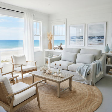 Hampton 2.5 Seater Slip Cover Sofa - Pastel Grey at online8 furniture store Auckland