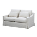 Hampton 2.5 Seater Slip Cover Sofa - Salt & Pepper at online8 furniture store Auckland