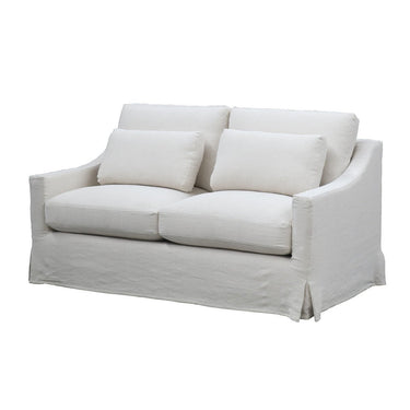 Hampton 2.5 Seater Slip Cover Sofa - Salt & Pepper at online8 furniture store Auckland