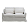 Hampton 2.5 Seater Slip Cover Sofa - Salt & Pepper at online8 furniture store Auckland