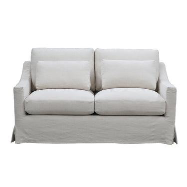 Hampton 2.5 Seater Slip Cover Sofa - Salt & Pepper at online8 furniture store Auckland