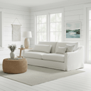 Hampton 3.5 Seater Slip Cover Sofa - Salt & Pepper at online8 furniture store Auckland