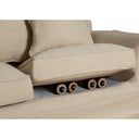 Hamptons 2-Seater Slipcover Sofa Bed - Beige at Online8 Furniture Auckland NZ