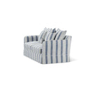 Hamptons 2-Seater Slipcover Sofa Bed - Blue Sky Stripes at Online8 Furniture Auckland NZ